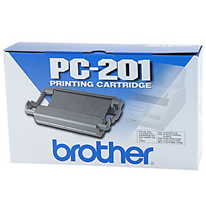 BROTHER Lintcassette PC-201 zwart