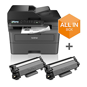 Brother MFC-L2827DWXL, Laser, Impression mono, 1200 x 1200 DPI, A4, Impression directe, Noir, Gris Brother MFC-L2827DWXL, Laser, Impression mono, 1200 x 1200 DPI, A4, Impression directe, Noir, Gris