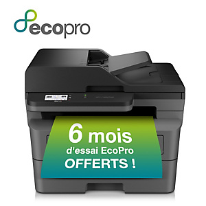 Brother MFC-L2860DWE - Imprimante multifonction laser 4-en-1 monochrome A4 compacte et réseau Ethernet - 6 mois d'abonnement EcoPro inclus., Laser, Im Brother MFC-L2860DWE - Imprimante multifonction laser 4-en-1 monochrome A4 compacte et réseau Ethernet - 6 mois d'abonnement EcoPro inclus., Laser, Im