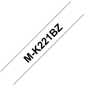 Brother Nastro M per etichettatrici - Nero/Bianco - Dimensione mm 9 x 8 m. Brother Nastro M per etichettatrici - Nero/Bianco - Dimensione mm 9 x 8 m.