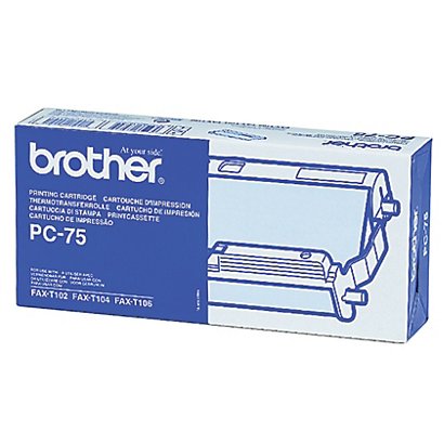 Brother Nastro per stampante PC-75, Nero - 1