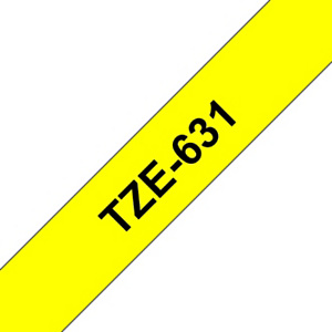 Brother Nastro "TZ" per etichettatrici - Nero/Giallo - Dimensione mm 12 x 8 m. Brother Nastro "TZ" per etichettatrici - Nero/Giallo - Dimensione mm 12 x 8 m.