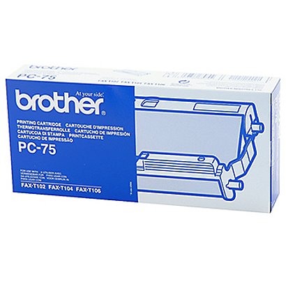 Brother PC-75, Cinta de impresora, negro - 1