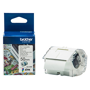 BROTHER Rotolo originale a lunghezza continua per etichette a colori CZ-1005, 50 mm x 5 m BROTHER Rotolo originale a lunghezza continua per etichette a colori CZ-1005, 50 mm x 5 m