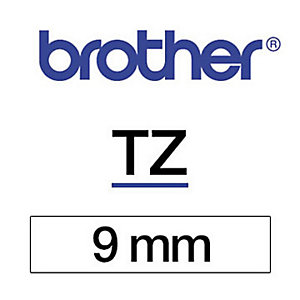 Brother Ruban titreuse Tze-N221 - 9 mm x 8 m écriture noire sur fond blanc