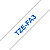 Brother Ruban TZe-FA3 pour étiqueteuse - 12 mm x 3 m - Blanc sur Bleu - 1