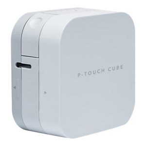 Brother Stampante per etichette Bluetooth P-touch Cube, Bianco
