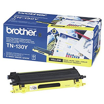 Brother TN-130Y, TN130Y, Tóner Original, Amarillo - 1