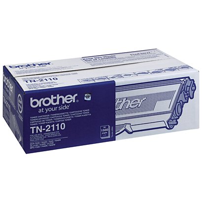 Brother TN-2110, TN2110, Tóner Original, Negro - 1