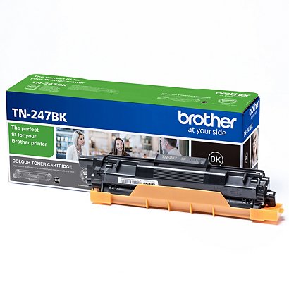 Brother TN-247BK, TN247BK, Tóner Original, Negro, Alta Capacidad