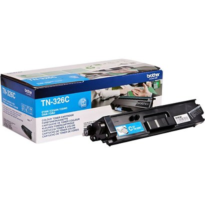 BROTHER TN 326C Toner Single Pack, TN-326C, cyaan