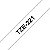 Brother Tze-221 Cinta de etiquetas adhesiva, negro sobre blanco, 9 mm x 8 m - 1