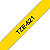Brother TZe-621 Cinta para rotuladora adhesiva, negro sobre amarillo, 9 mm x 8 m - 1