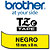 Brother TZe-641 cinta autoadhesiva negro sobre amarillo 18 mm. - 1