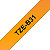 Brother TZe-B31 Cinta autoadhesiva negro sobre naranja fluorescente 12 mm - 1