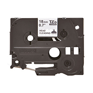 Brother TZe-CL4, Ruban de nettoyage de la tête d'impression, Transfert thermique, Noir, 1,8 cm, PT-1300, PT-1400, PT-1500, PT-1500PC, PT-1600, PT-1700 Brother TZe-CL4, Ruban de nettoyage de la tête d'impression, Transfert thermique, Noir, 1,8 cm, PT-1300, PT-1400, PT-1500, PT-1500PC, PT-1600, PT-1700