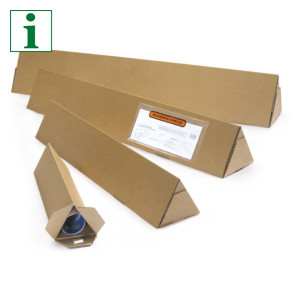 Brown triangular postal boxes