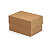 Bruine doos van enkelgolfkarton RAJA 33x25x5/9 cm - 1