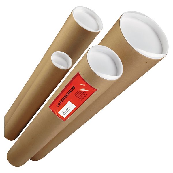 Bruine verzendkoker RAJA 100 mm lengte 850 mm - 2