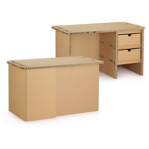 Bureau en carton alvéolaire Bureau en carton alvéolaire