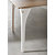 Bureau direction Sunniva - L.170 x P.90 cm - Plateau Merisier Italien - Pieds métal Blanc - 4