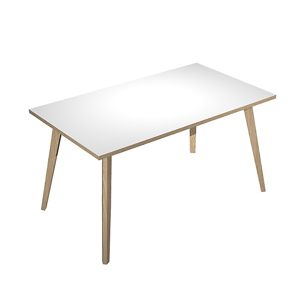 Bureau droit bois L 140 cm - 1