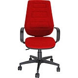 Business, Sedia operativa, Tessuto, Rosso Business, Sedia operativa, Tessuto, Rosso