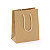 Busta Shopper, 12 x 15 x 7 cm, Carta Kraft, Avana (confezione 12 pezzi) - 1