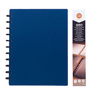 M by Staples ARC Blocco organizer A4, 60 fogli a righe, Copertina in PPL, Blu M by Staples ARC Blocco organizer A4, 60 fogli a righe, Copertina in PPL, Blu