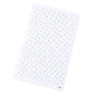 M by Staples Fogli di ricarica per blocco ARC, Quadretto 5 mm, Formato A5, Bianco (confezione 50 fogli) M by Staples Fogli di ricarica per blocco ARC, Quadretto 5 mm, Formato A5, Bianco (confezione 50 fogli)
