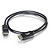 C2G 1m DisplayPort Cable with Latches 4K - 8K UHD M/M - Black, 1 m, DisplayPort, DisplayPort, Mâle, Mâle, Noir 84400 - 2