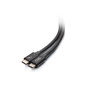 C2G 2 m (6ft) Câble Thunderbolt™ actif 4 USB-C® (40 Gbits/s), USB C, USB C, 2 m, Noir, Nickel, 40 Gbit/s 28887 C2G 2 m (6ft) Câble Thunderbolt™ actif 4 USB-C® (40 Gbits/s), USB C, USB C, 2 m, Noir, Nickel, 40 Gbit/s 28887