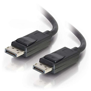 C2G 2m DisplayPort Cable with Latches 4K - 8K UHD M/M - Black, 2 m, DisplayPort, DisplayPort, Mâle, Mâle, Noir 84401 C2G 2m DisplayPort Cable with Latches 4K - 8K UHD M/M - Black, 2 m, DisplayPort, DisplayPort, Mâle, Mâle, Noir 84401