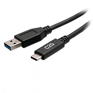C2G Câble USB-C® 6 pouces mâle vers USB-A mâle - USB 3.2 Gen 1 (5 Gbits/s), 0,15 m, USB C, USB A, USB 3.2 Gen 1 (3.1 Gen 1), Noir 28874 C2G Câble USB-C® 6 pouces mâle vers USB-A mâle - USB 3.2 Gen 1 (5 Gbits/s), 0,15 m, USB C, USB A, USB 3.2 Gen 1 (3.1 Gen 1), Noir 28874