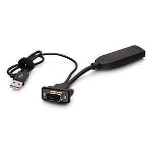 C2G Convertisseur adaptateur de type dongle VGA vers HDMI®, Convertisseur vidéo actif, Noir, NDAA 889 Prop 65 REACH TSCA, VGA (D-Sub), HDMI, 20 g 3003 C2G Convertisseur adaptateur de type dongle VGA vers HDMI®, Convertisseur vidéo actif, Noir, NDAA 889 Prop 65 REACH TSCA, VGA (D-Sub), HDMI, 20 g 3003