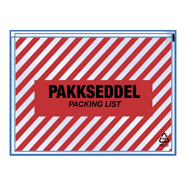 C6 Pakkseddellommer Eco "Zebra" 160x110 mm - dispensereske - 2