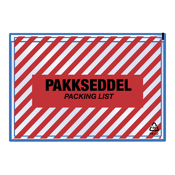 C6 Pakkseddellommer Eco "Zebra" 160x110 mm - dispensereske - 1