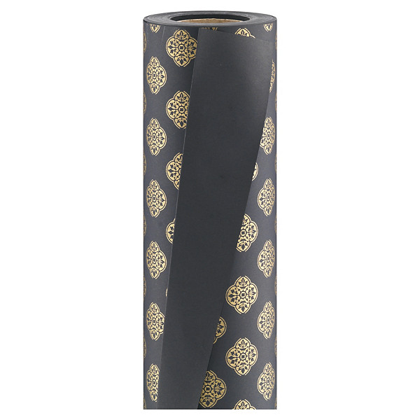 Cadeaupapier Creatief Chic met gouden bloemenmotief