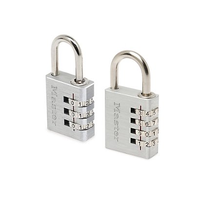 Cadenas à combinaison programmable en aluminium Master Lock - 1
