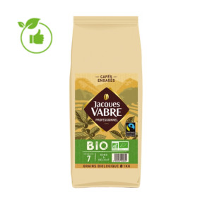 Café en grains biologique Jacques Vabre BIO 1 kg
