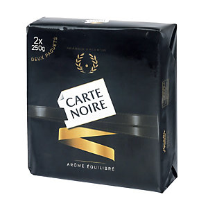 Café moulu Carte Noire Classique, 100% arabica, 2 x 250 g