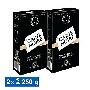 Café moulu Carte Noire Classique, 100% arabica, 2 x 250 g