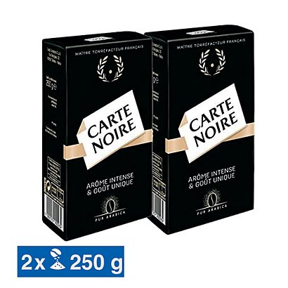 Café moulu Carte Noire Classique, 100% arabica, 2 x 250 g - 1