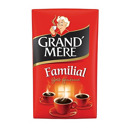 Café moulu Grand Mère Familial, 100% robusta, 4 x 250 g - 1