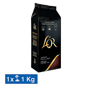 Café moulu L'Or Arôme Equilibré, 100% arabica, paquet de 1 kg