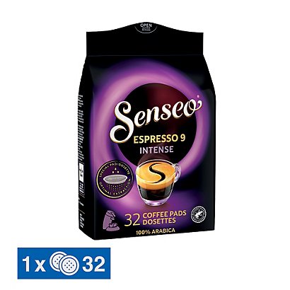 Café Senseo® Espresso 9 Intense, paquet de 32 dosettes - 1