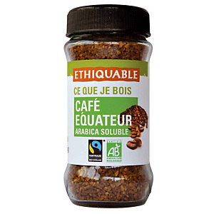 Café soluble Ethiquable, pot de 85 g Café soluble Ethiquable, pot de 85 g