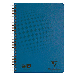 Cahier antimicrobien Clean Safe Clairefontaine format A4  120 pages- réglure 5 X 5
