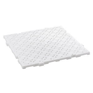 Caillebotis milieu alimentaire 50 x 50 cm, épaisseur 20 mm blanc Caillebotis milieu alimentaire 50 x 50 cm, épaisseur 20 mm blanc