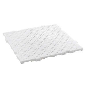Caillebotis plastique blanc Gilac 50 x 50 cm Caillebotis plastique blanc Gilac 50 x 50 cm